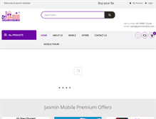 Tablet Screenshot of jasminmobile.com